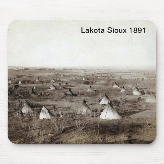Tapis De Souris Sioux Lakota 1891 Mousepad (Devant)