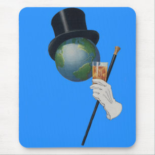 Tapis De Souris Sir Earth a un cocktail