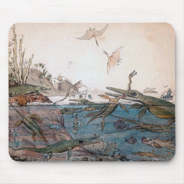 Tapis De Souris Sir Henry Thomas De la Beche " Duria Antiquior " (Devant)
