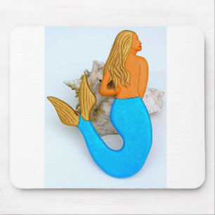Tapis De Souris sirène à queue bleue