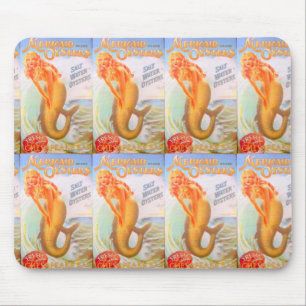 Tapis De Souris sirène d'or mousepad