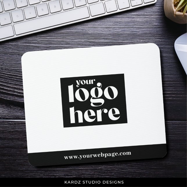 Tapis De Souris Site Web du logo de l'entreprise personnalisé Prof (Créateur téléchargé)