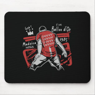 Tapis De Souris Siuuuu Cadeau de foot drôle pour fan de football