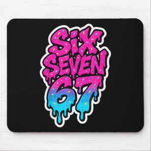 Tapis De Souris Six Seven 67 Bysebyll Crème Glacée Drip Mason Meme