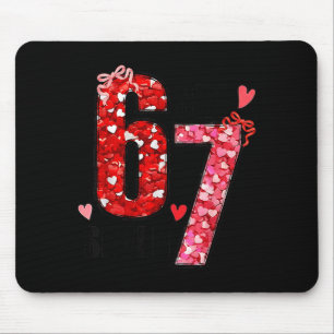 Tapis De Souris Six Seven 67 Cœurs 6 7 Mème Garçons Filles Enfants