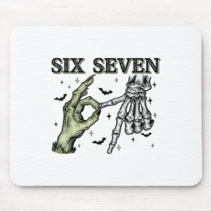 Tapis De Souris Six Seven 6 7 Halloween 67 Fantôme Squelette Monst