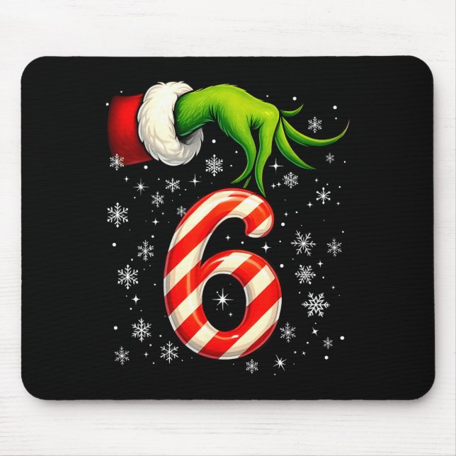 Tapis De Souris Six Seven Funny Christmas Couple Matching Meme  (Devant)