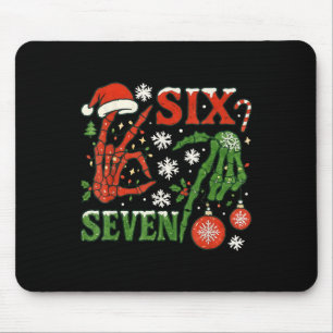 Tapis De Souris Six Seven Meme Noël 6-7 Noël Squelette Ha