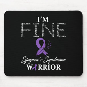 Tapis De Souris Sjogren's Syndrome Warrior I'm Fine Down Syndrome