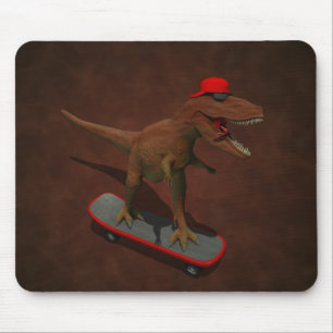 Tapis De Souris Skateboarding de T Rex