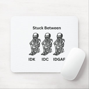 Tapis De Souris Skeleton Design sur un pavé de souris