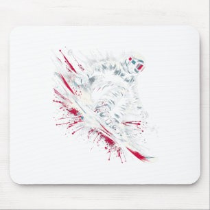 Tapis De Souris Ski Freeski Ski Freeski Hiver Extreme Sports