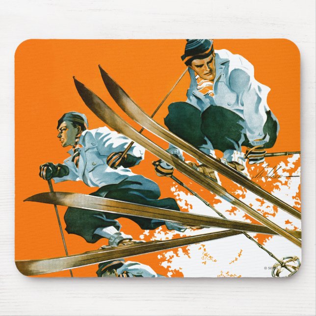 Tapis De Souris Ski Jumpers par Ski Weld (Devant)