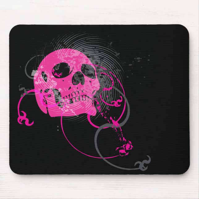 Tapis De Souris skullz de haute fidélité (Devant)