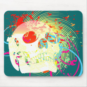 Tapis De Souris skullz. vers le haut flèches tordues.