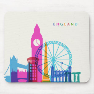 Tapis De Souris Skyline d'Angleterre