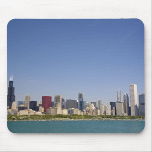 Tapis De Souris Skyline de Chicago, Illinois, États-Unis.