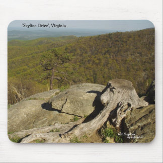 Tapis De Souris Skyline drive Mountains Virginie