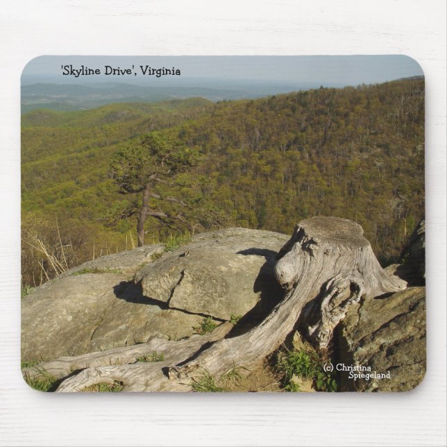 Tapis De Souris Skyline drive Mountains Virginie (Devant)