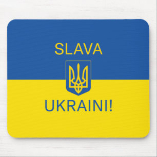 Tapis De Souris Slava Ukraine gloire Ukraine guerre symbole de pai
