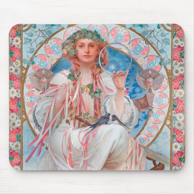 Tapis De Souris Slavia, Mucha (Devant)