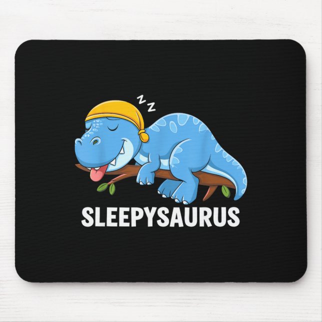 Tapis De Souris Sleepysaurus Dinosaur Pajama Sleeng  (Devant)