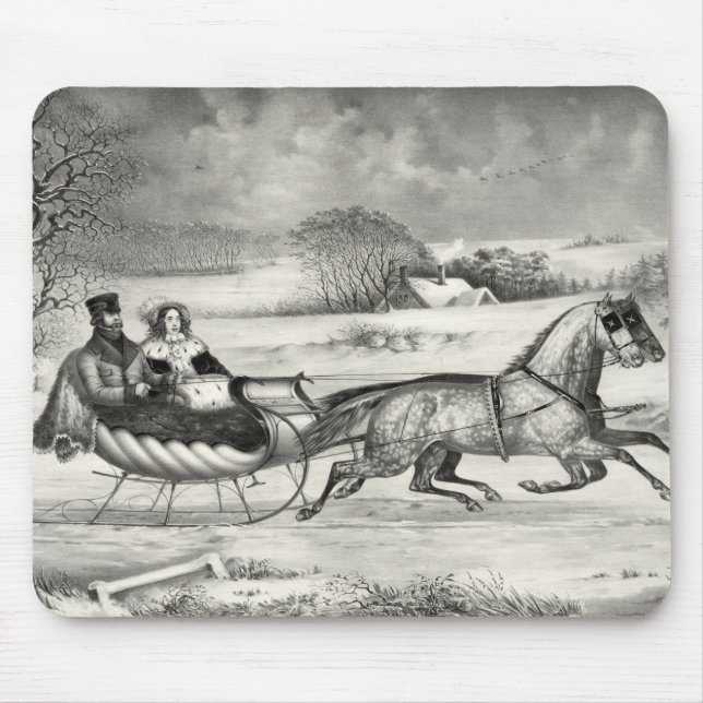 Tapis De Souris Sleigh Ride mousepac (Devant)