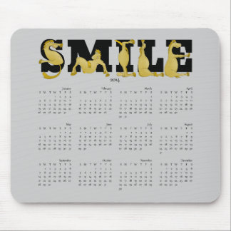Tapis De Souris SMILE calendrier poney flexible 2014