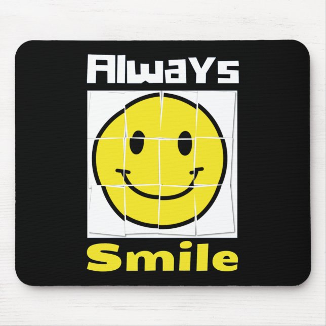Tapis De Souris Smile Emoji (Devant)