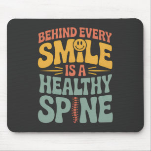 Tapis De Souris Smile Healthy Spine Chiropractor Conception de dev