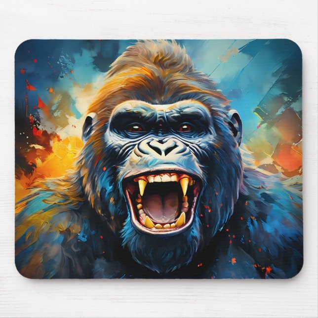 Tapis De Souris Smiling gorilla (Devant)