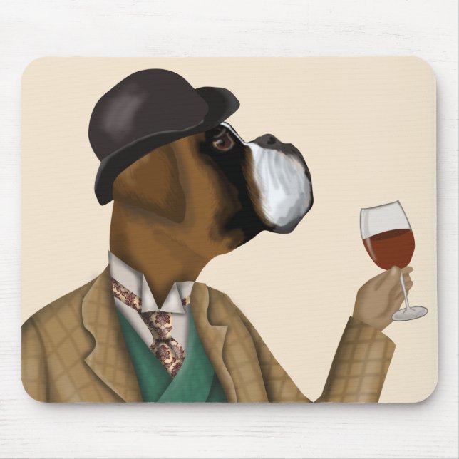 Tapis De Souris Snob de vin de boîte (Devant)