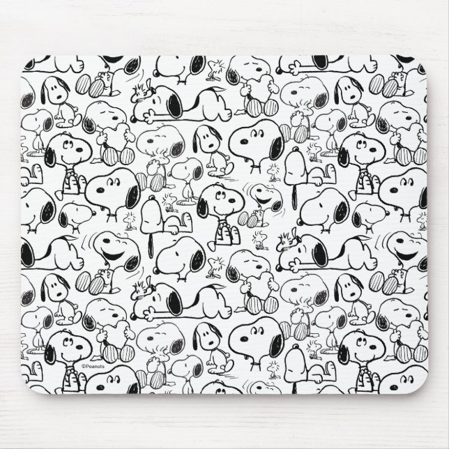 Tapis De Souris Snoopy Smile Giggle Lauder Motif (Devant)