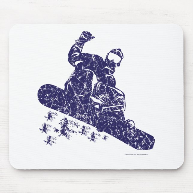 Tapis De Souris Snow-Boarder (Devant)