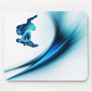 Tapis De Souris Snowboard Design Souris Panier