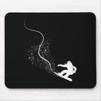 Tapis De Souris Snowboard Freestyle Sports d'hiver Snowboard Tee