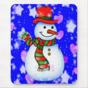 Tapis De Souris Snowman Mousepad