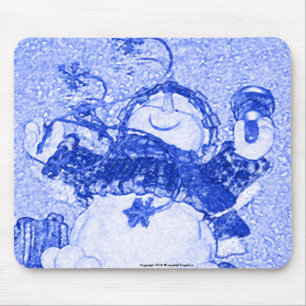 Tapis De Souris Snowman Mousepad