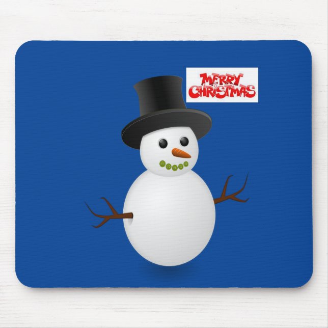 Tapis De Souris Snowman Souse Pad (Devant)