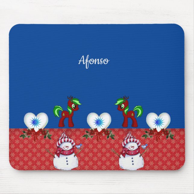Tapis De Souris Snowman Souse Pad (Devant)