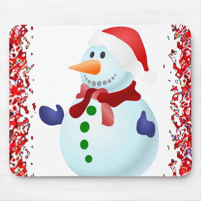 Tapis De Souris Snowman Souse Pad (Devant)