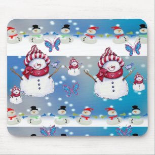 Tapis De Souris Snowman Souse Pad