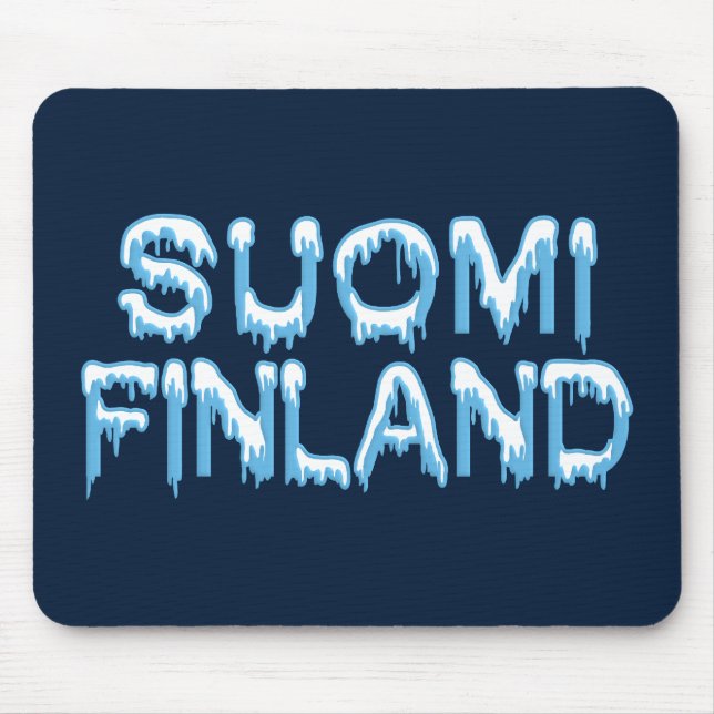 Tapis De Souris Snowy Finland mousepad (Devant)