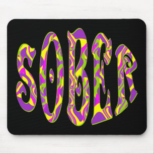 Tapis De Souris SOBER Retro 60's Art Psychedelic