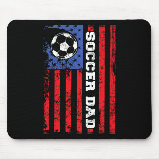 Tapis De Souris Soccer Dad Usa Flag All American Fathers 