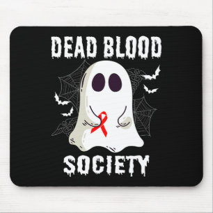 Tapis De Souris Société Du Sang Morte Du Fantôme Sensibilisation A