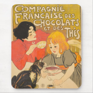 Tapis De Souris Société française de chocolats et de thés, Art Nou