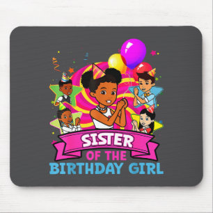Tapis De Souris Sœur de la fille d'anniversaire Gracie Nk Poupée F