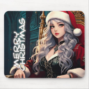 Tapis De Souris Soeur la plus chaude de père Noël - Merry Xmas 031