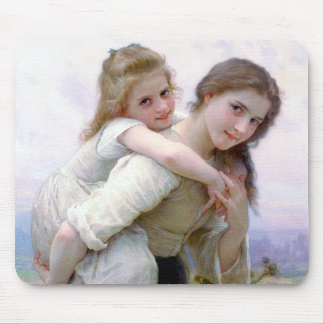 Tapis De Souris Soeurs, Bouguereau (Devant)